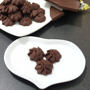 Sea Salt Dark Chocolate Butter Cookies