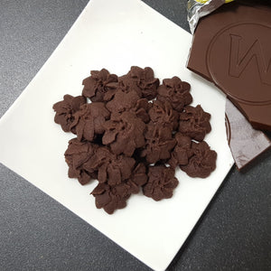 Sea Salt Dark Chocolate Butter Cookies