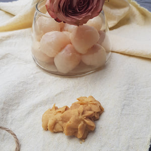 Lychee Rose Butter Cookies