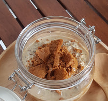 Load image into Gallery viewer, For all cookie lovers! Enjoy our unique concoction of overnight oats with the crunch of delectable cookies and an irresistible caramelised sauce. It will leave you wanting more!! 
