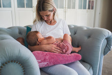 Load image into Gallery viewer, Feeding Friend Nursing Pillow &amp; Dusty Rose Cover Bundle (LIMITED EDITION)
