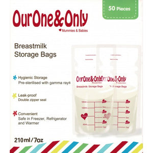 Yummies4mummies & OurOne&Only - Breastmilk Storage Bags + Lactation Cookies OR Lactation Granola Bundle